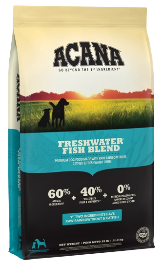 DS ACA Dog Freshwater Fish 25lb_Front Right